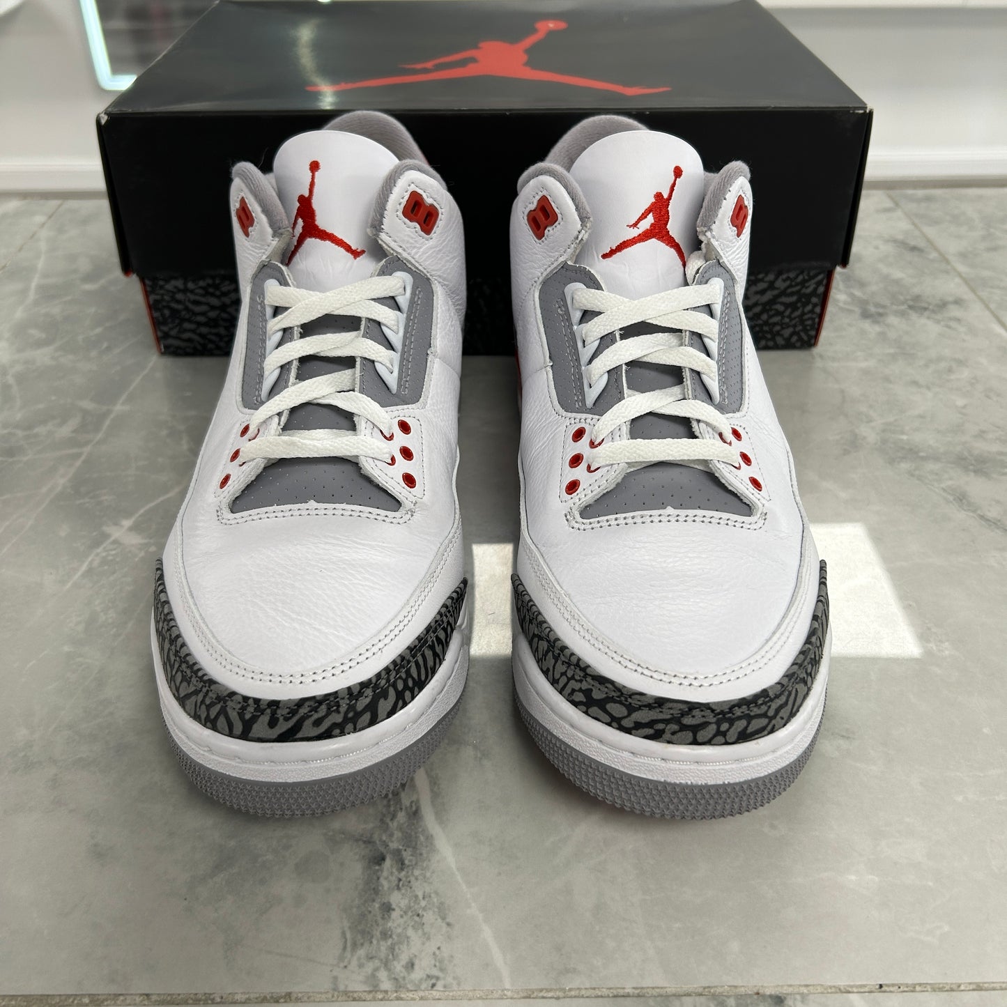Jordan 3 Retro Fire Red (2022)(USED)