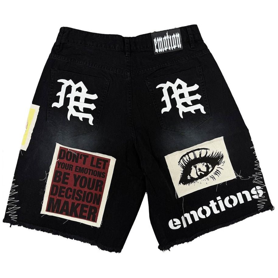 Mixed Emotion Chaos Carpenter Shorts Black - view 2