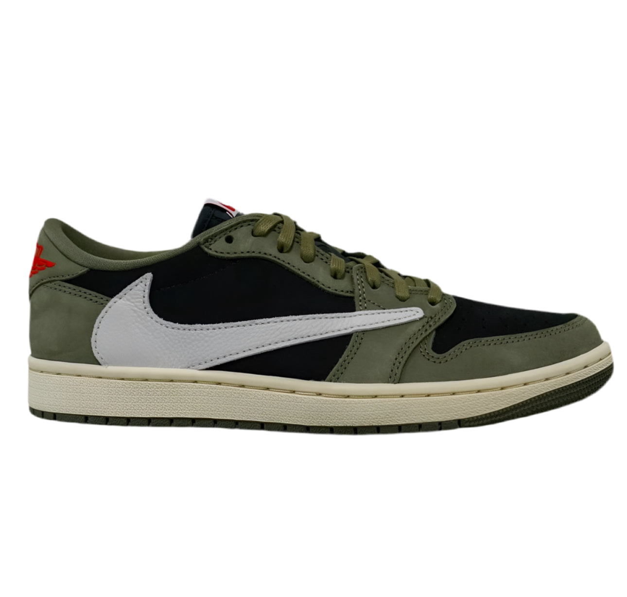 Jordan 1 Low Travis Scott Oliva (MUESTRA)