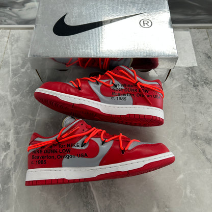 Nike Dunk Low Off-White University Red (USED)