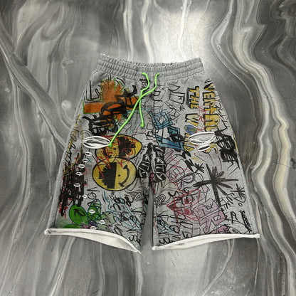 Vertabrae Detention Shorts Grey