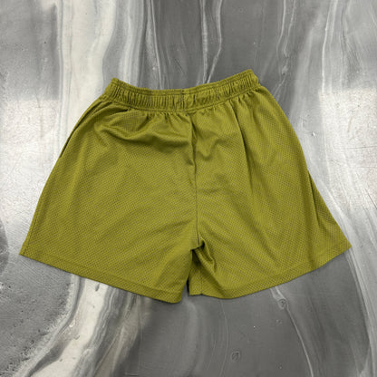 Eric Emanuel Green Lightning Bolt Mesh EE Shorts