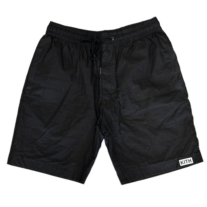 Kith Black Cotton Pannled Shorts