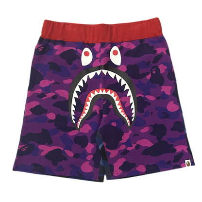 Bape Purple Shark Shorts