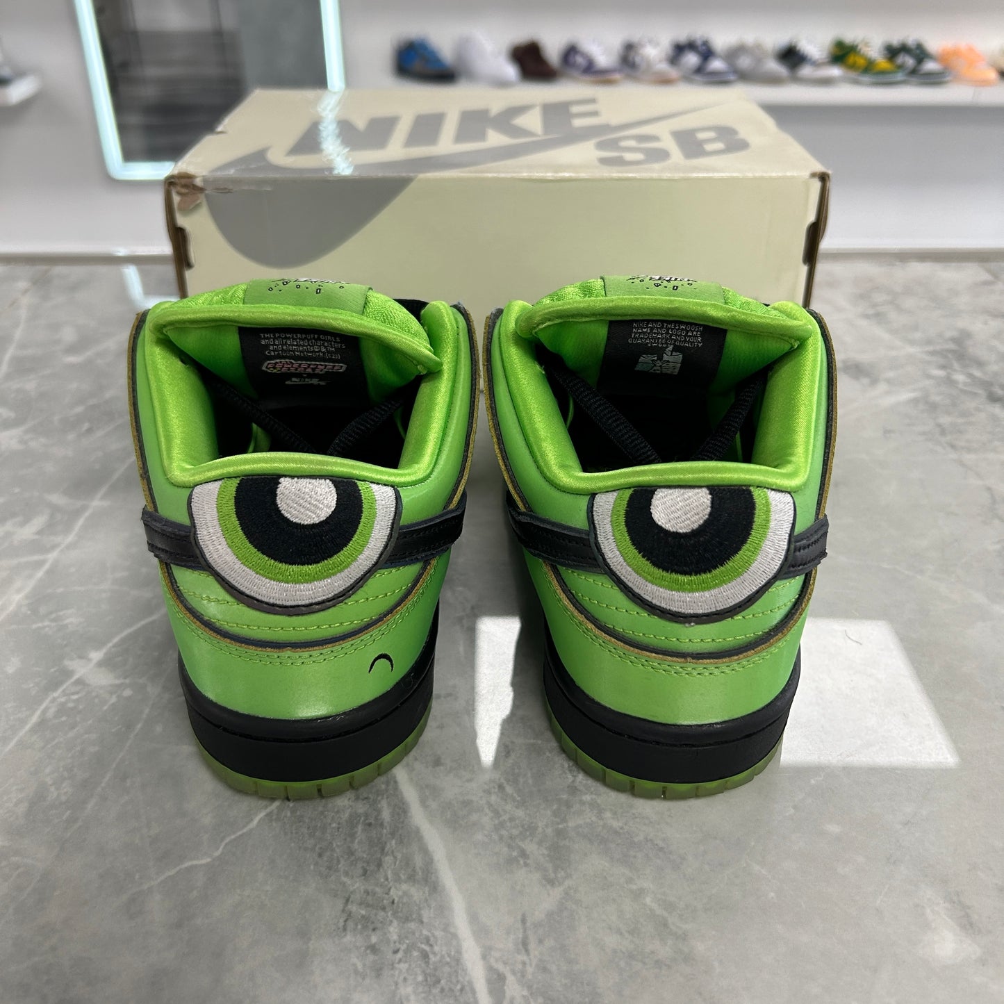 Nike Dunk Low SB PowerPuff Girls Buttercup (USED)