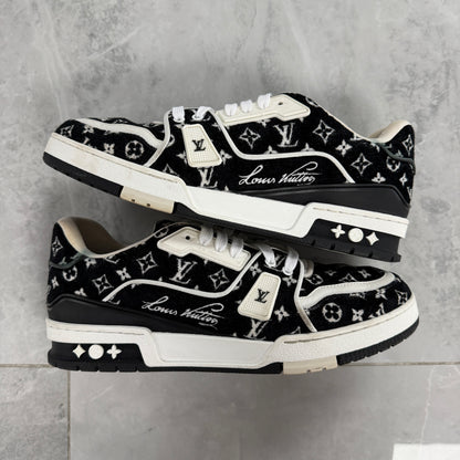 Louis Vuitton Textile Monogram Trainer Sneaker (Used)(No Box)