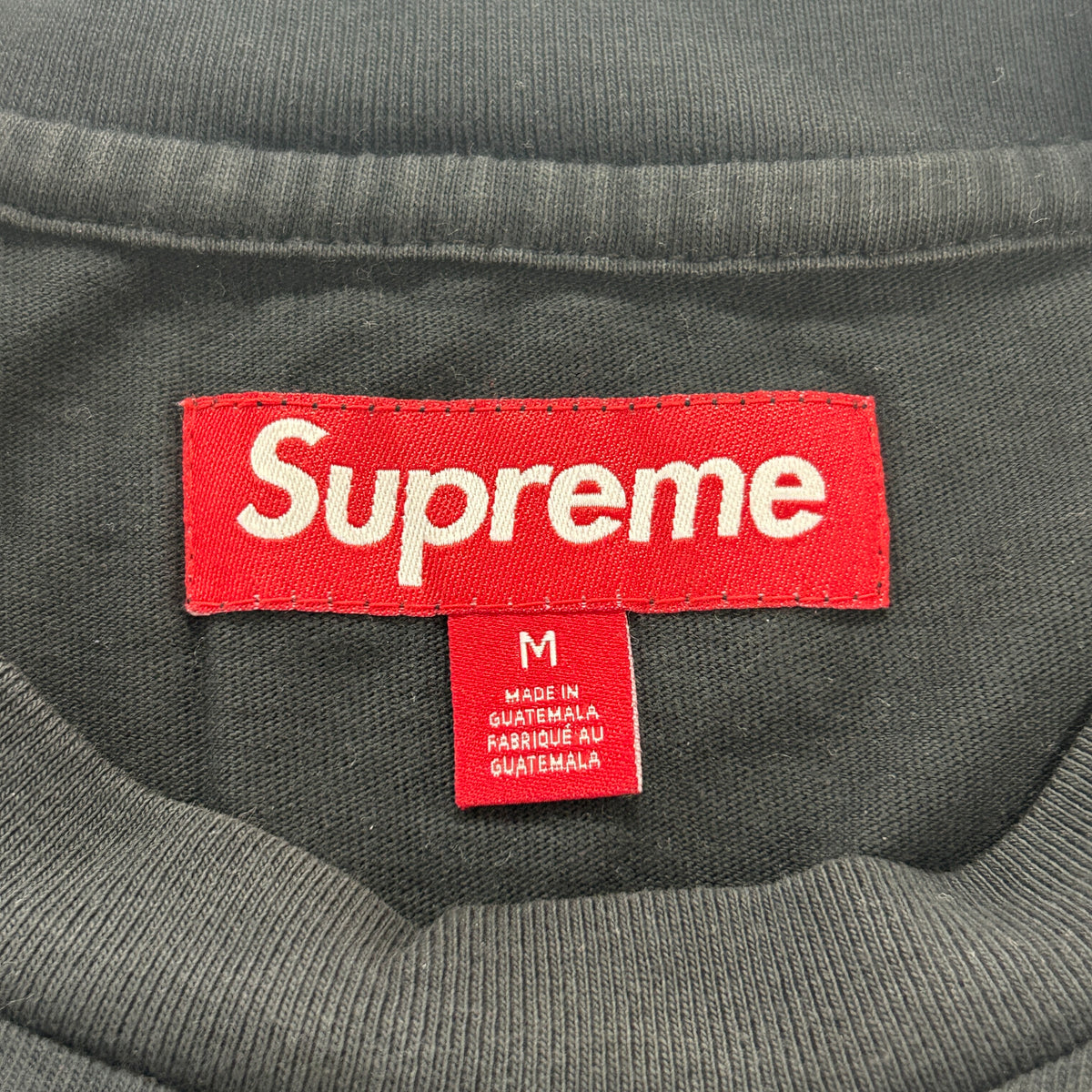 Supreme Warm Up Washed Short-Sleeve Top Black