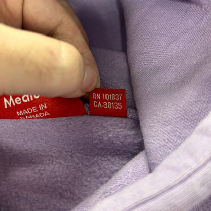 Supreme Script Hooded Sweatshirt Violet