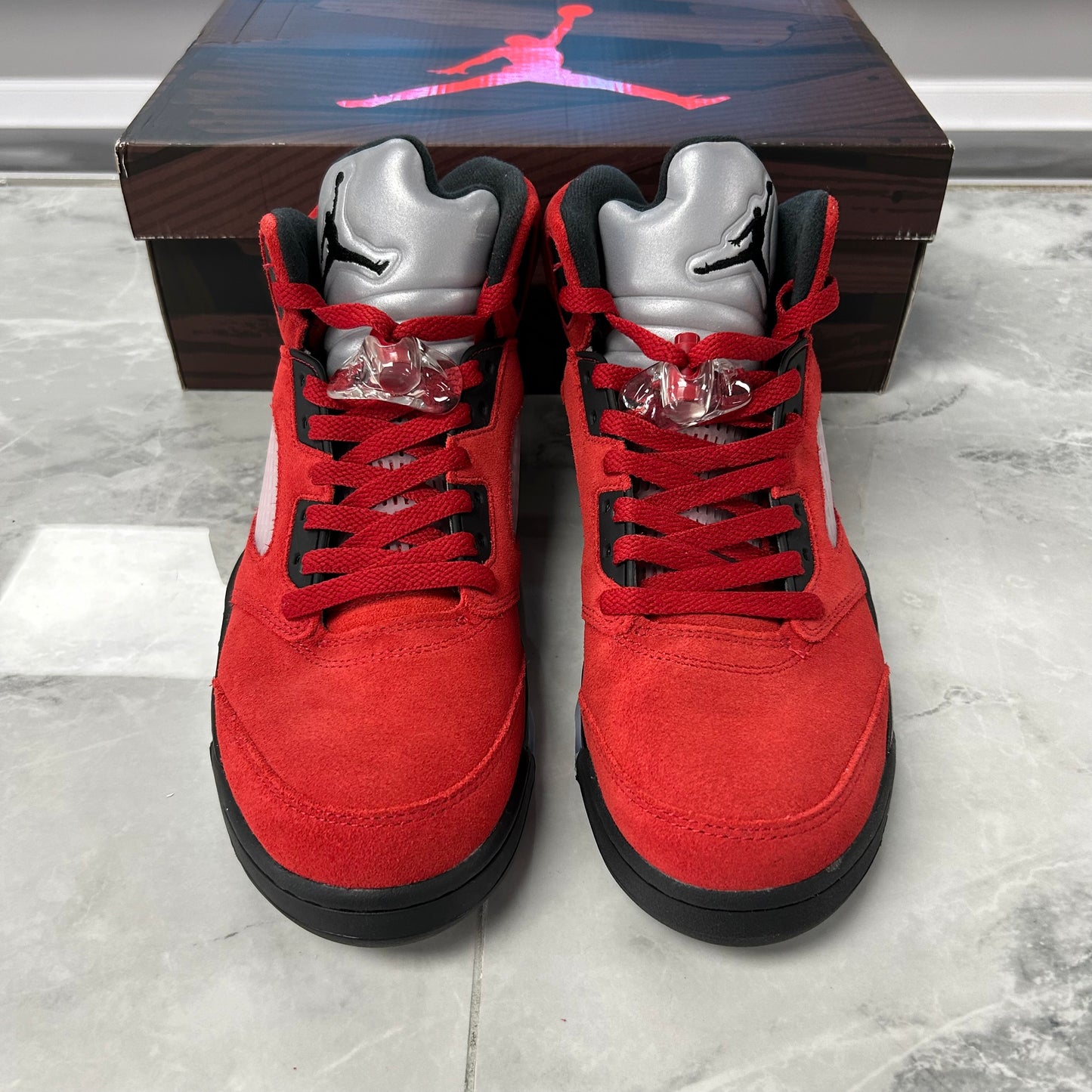 Jordan 5 Retro Raging Bull Red (2021)(USED)