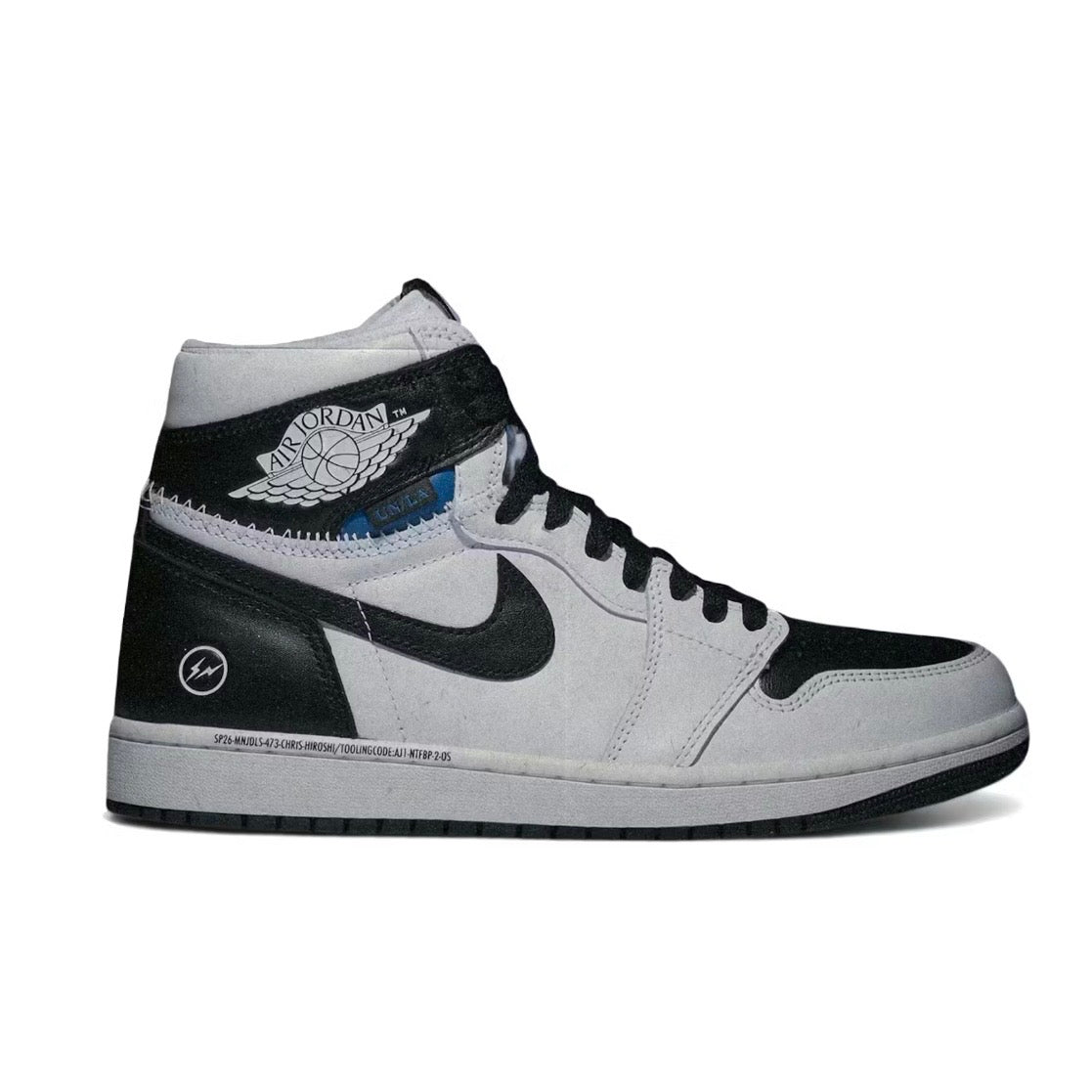 Jordan 1 High Retro OG Fragment X Union LA White Black