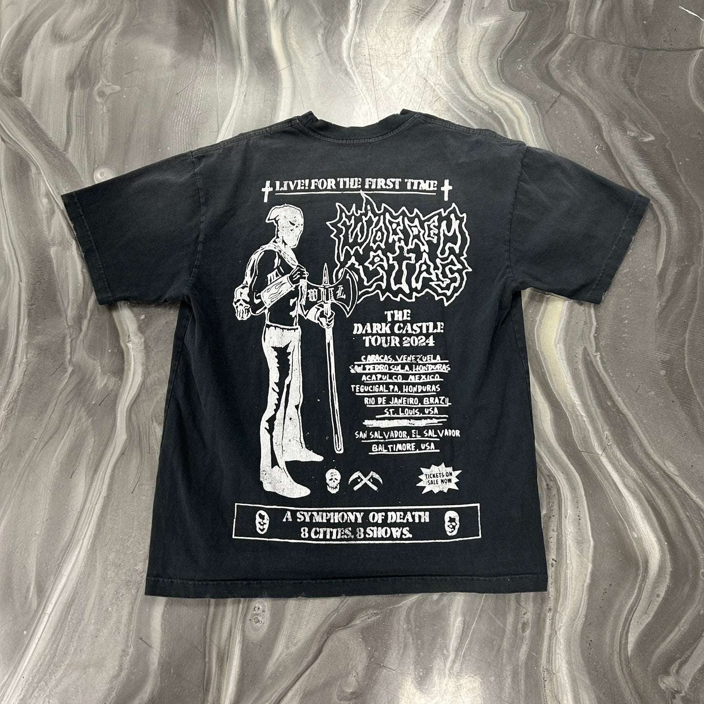 Warren Lotas Dark Castle Tour Tee Black