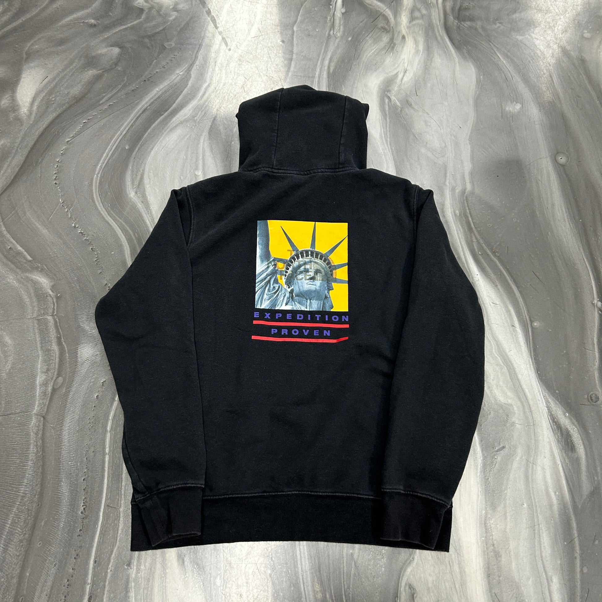 Supreme x The North Face Statue of Liberty hoodie in black — view 3
