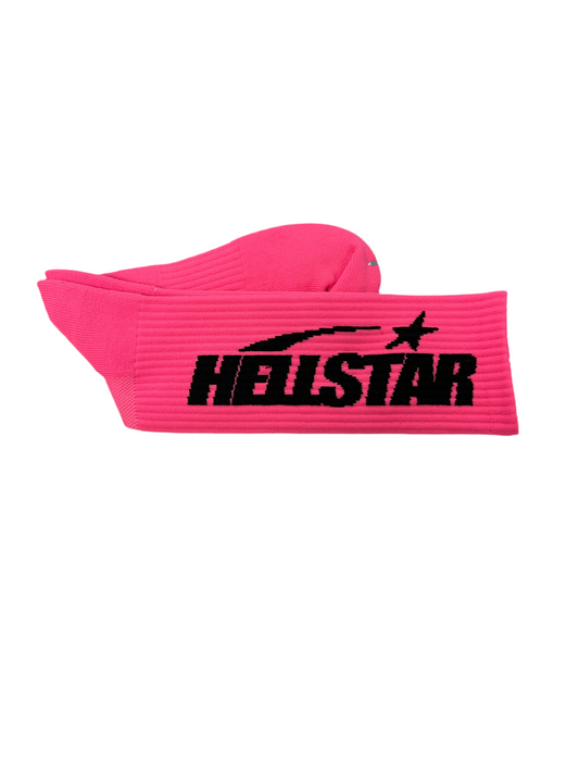 Hellstar Neon Pink Socks (1 Pair)