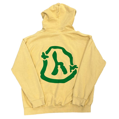 Hidden Tan/Green Logo Hoodie