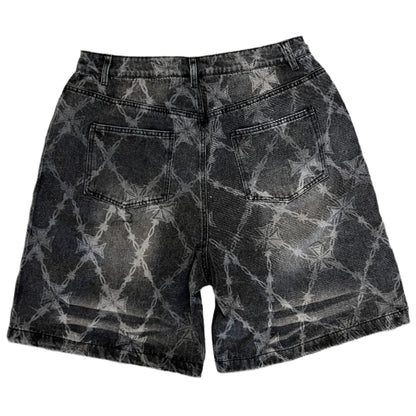 Vale Ironworks Black Jean Shorts