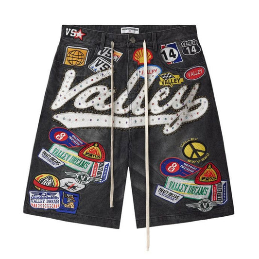 Vale Forever Black 1980s Jorts