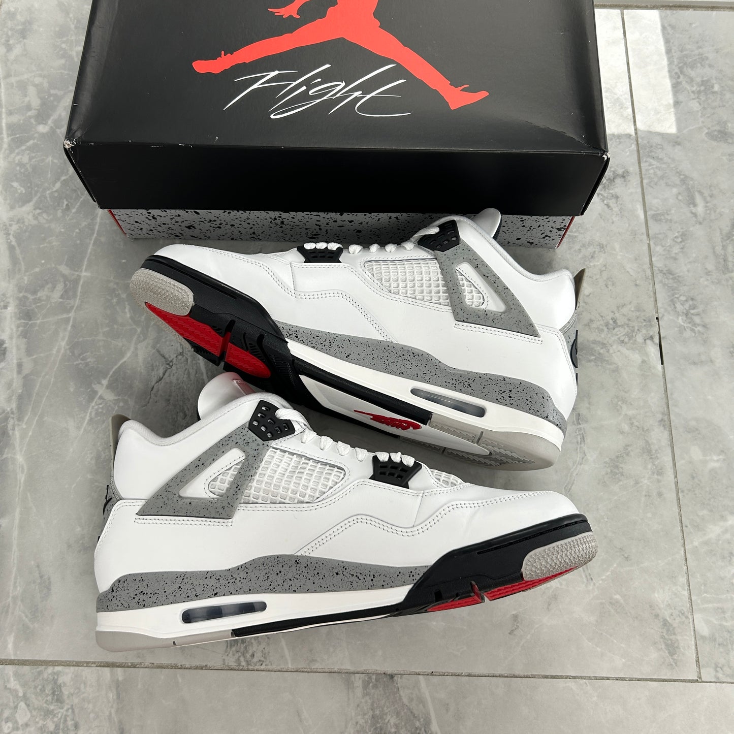 Jordan 4 Retro White Cement (2025)(USED)