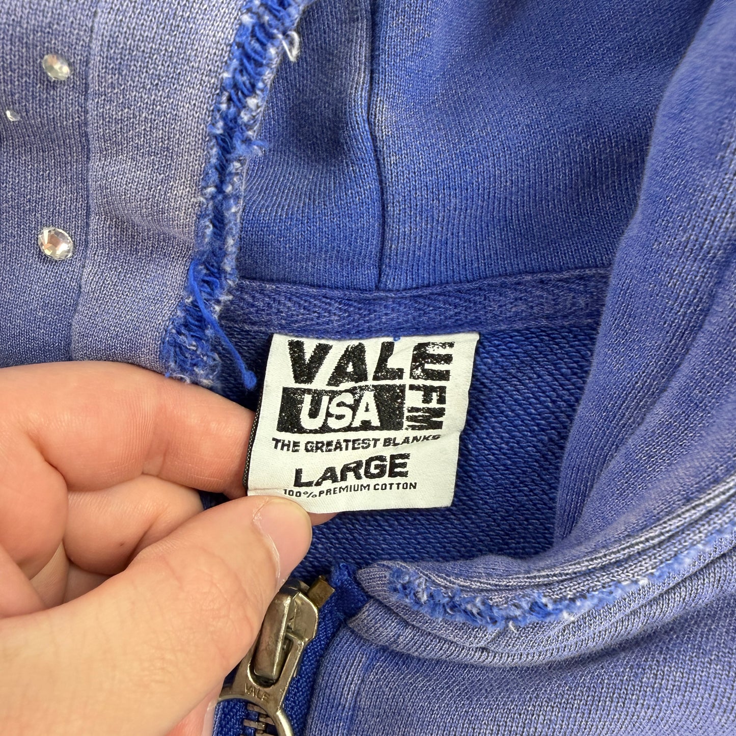 Vale Forever Sea Cluster Zip Up Light Blue