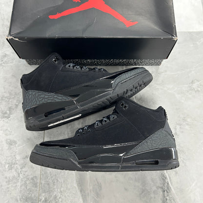 Jordan 3 Retro Black Cat (2025)(USED)