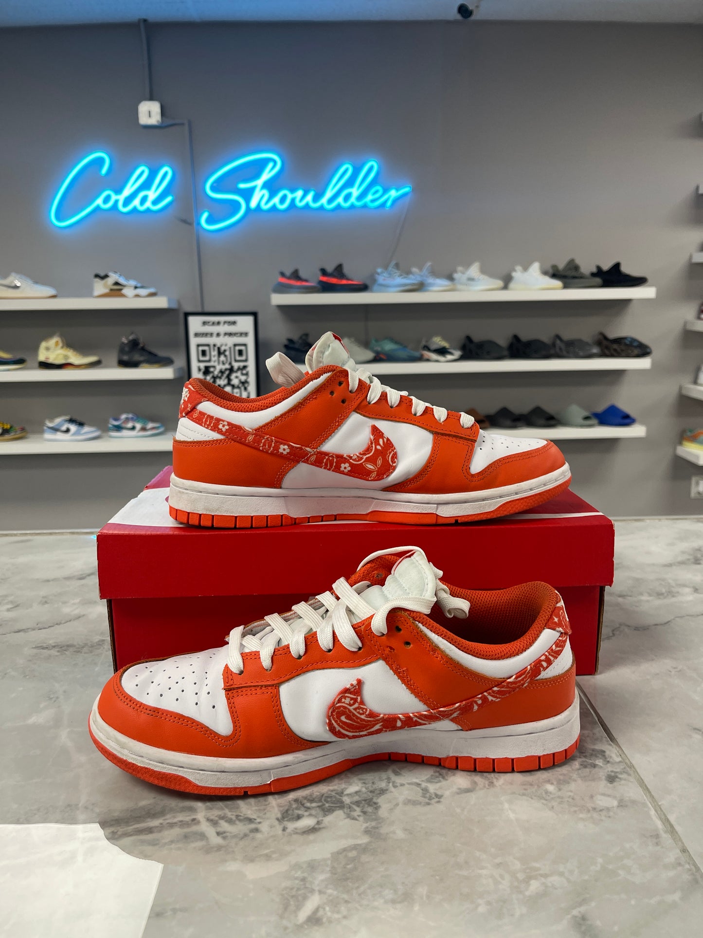 Nike Dunk Low Essential Paisley Pack Orange (USED)