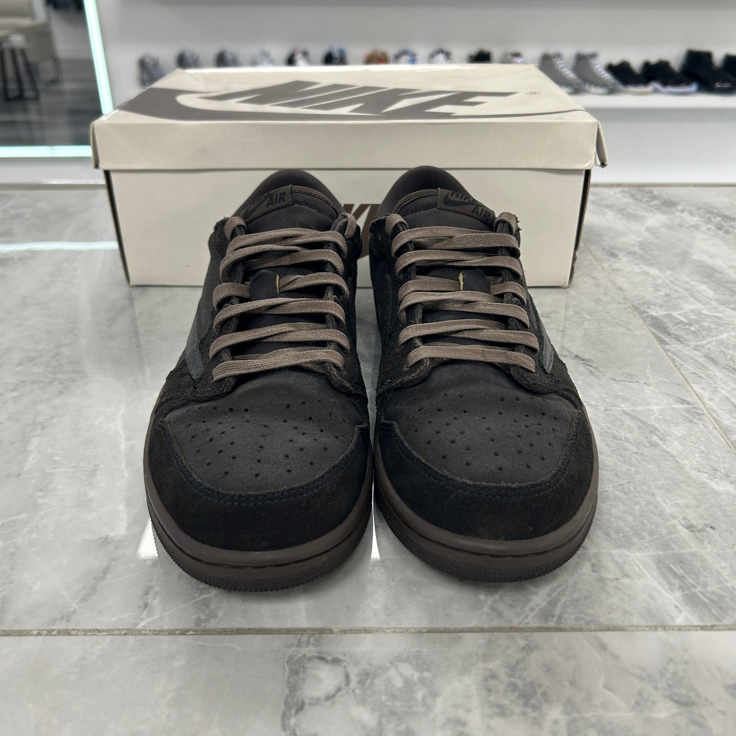 Jordan 1 Low Retro Travis Scott Brown Velvet (USED)