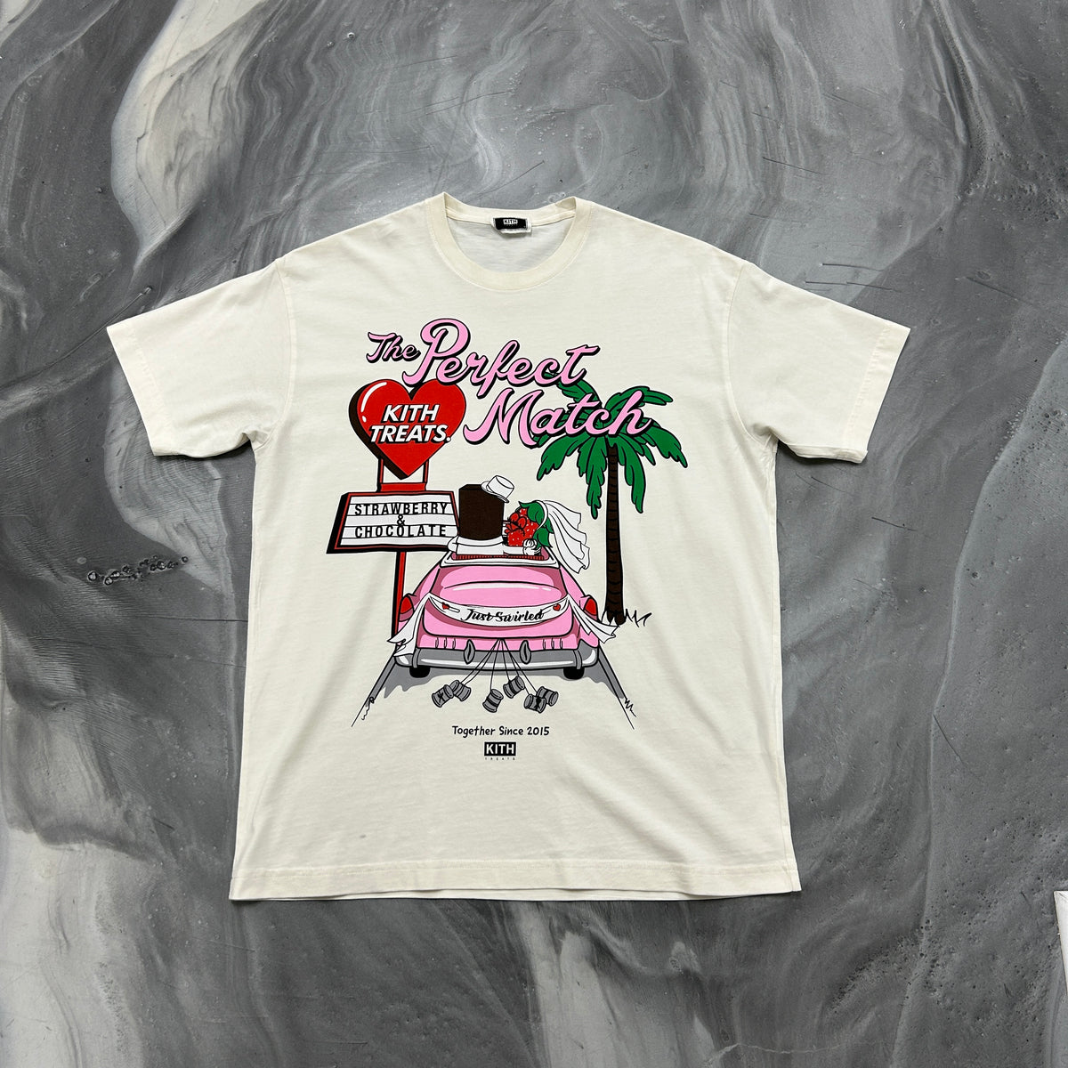Kith Treats Perfect Match Vintage Tee Sandrift