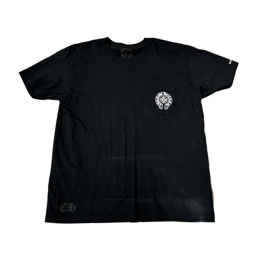 Chrome Hearts Horseshoe Logo Pocket T-Shirt Black