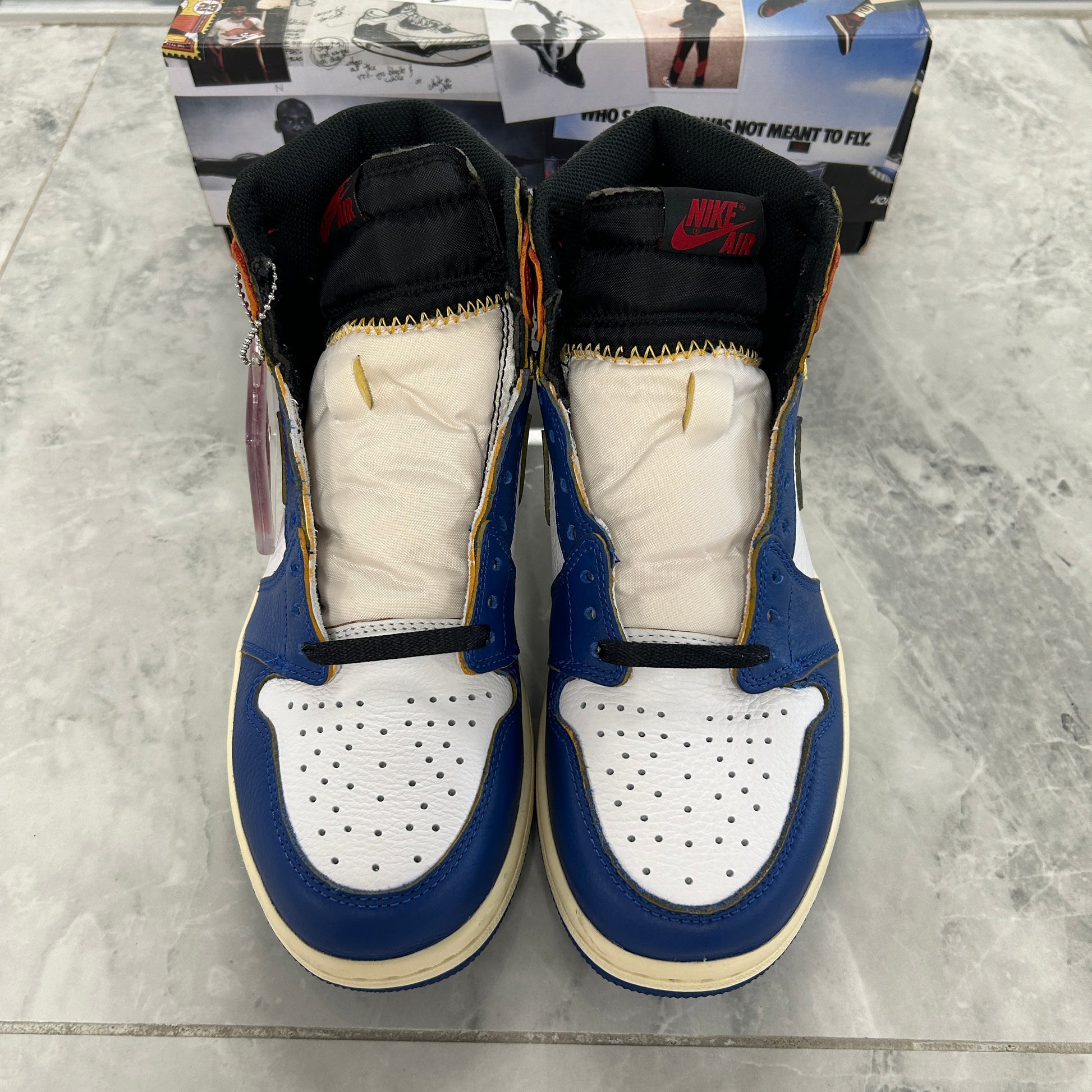 Jordan 1 Retro High Union LA Storm Blue - view 3