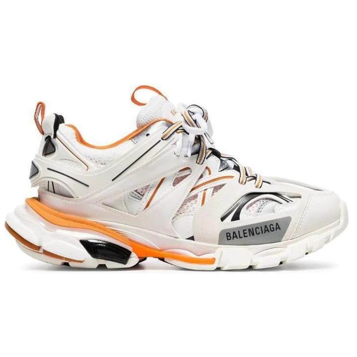 Balenciaga Orange/White Track Sneaker (Used)