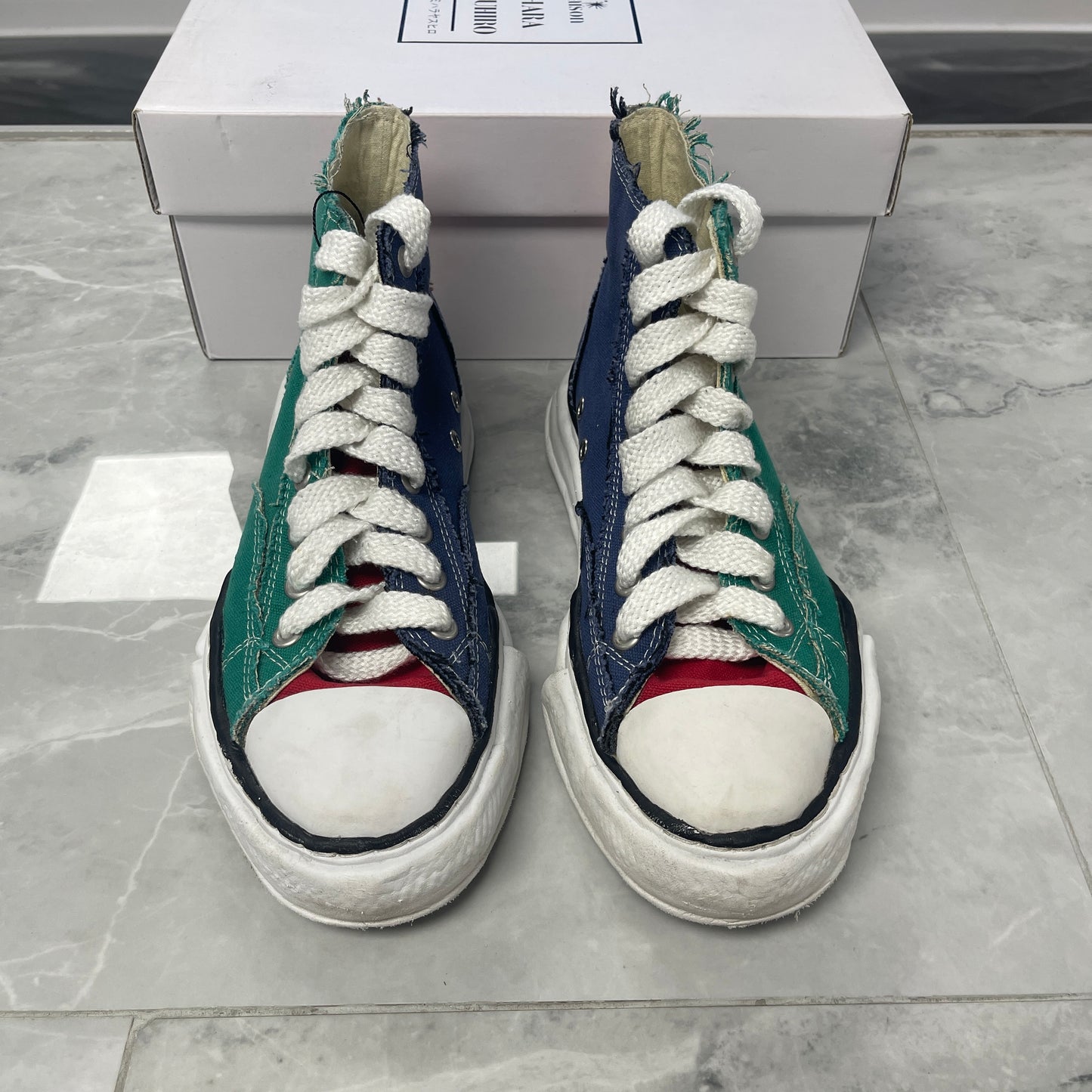 Maison Mihara Yasuhiro Peterson OG Sole Canvas High 'Multi-Color' (Used)