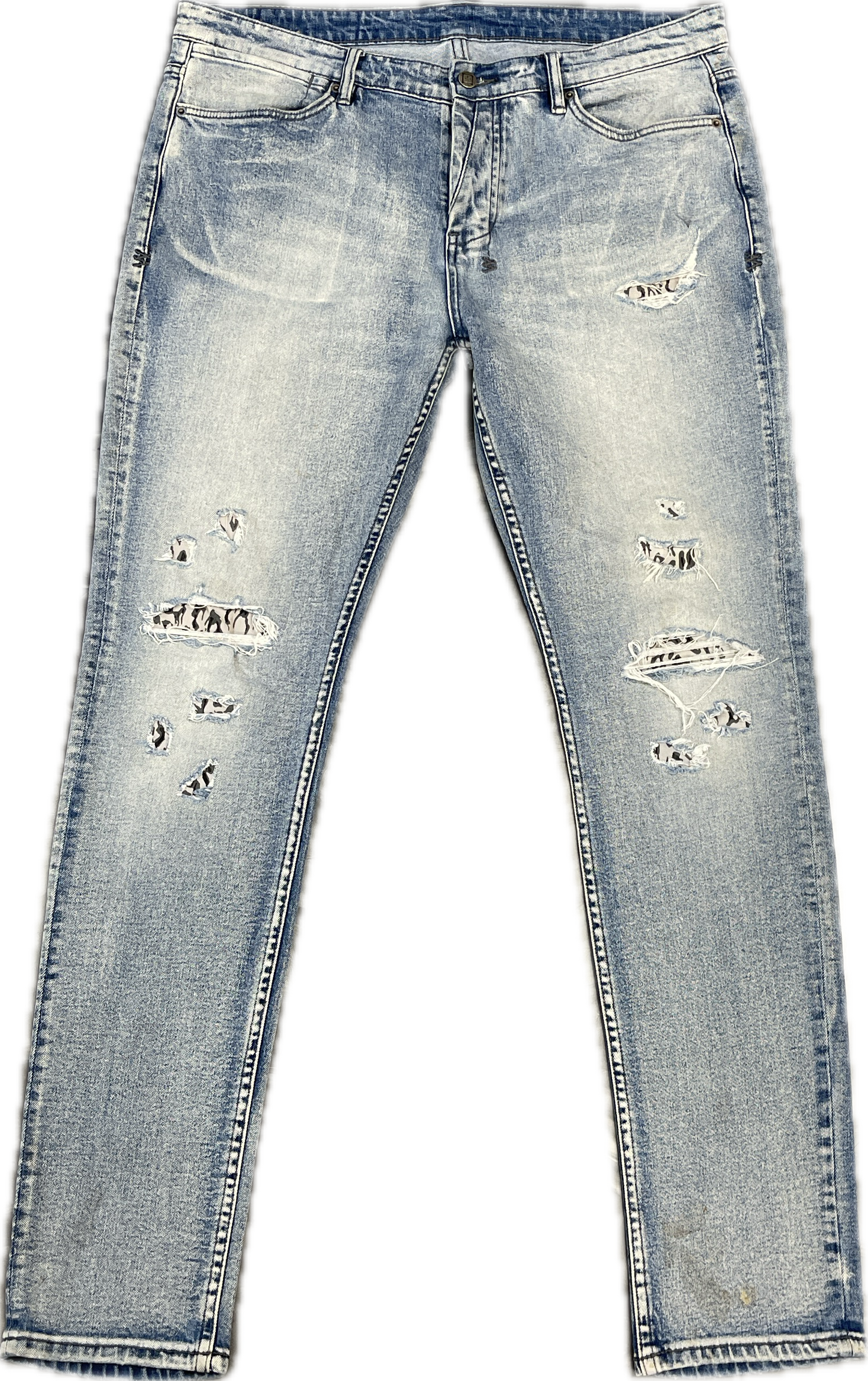 Ksubi Ripped Blue Jeans