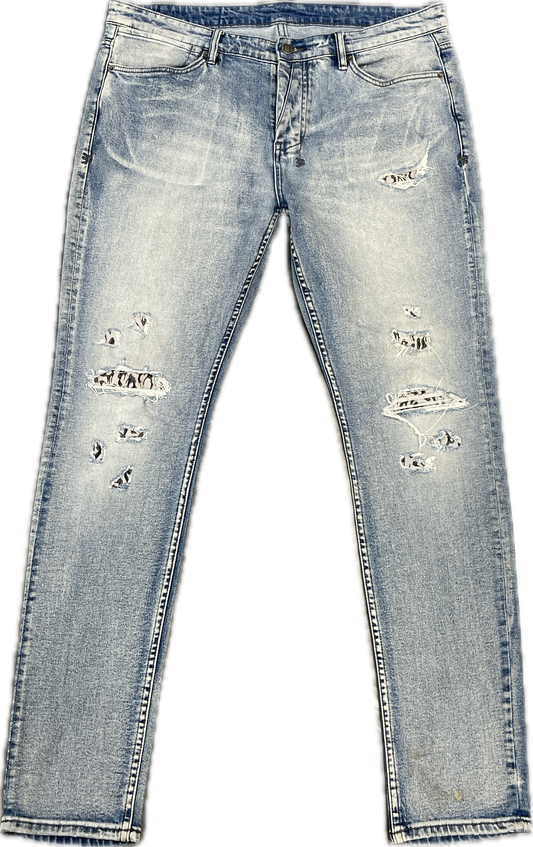 Ksubi Ripped Blue Jeans