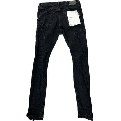 Purple Jeans P001 Black Distressed Jeans