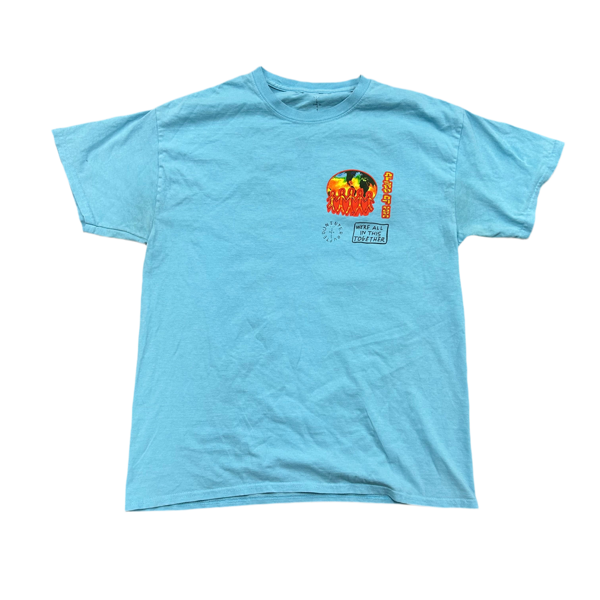 Travis Scott Cactus Jack C/O 2020 T-shirt Light Blue – PB Travis Scott Cactus Jack C/O 2020 T-shirt Light Blue – PB