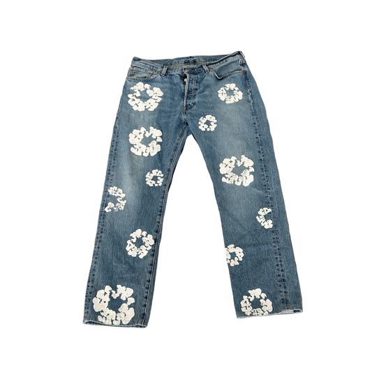 Denim Tears x Levi's Cotton Wreath Jean Light Wash