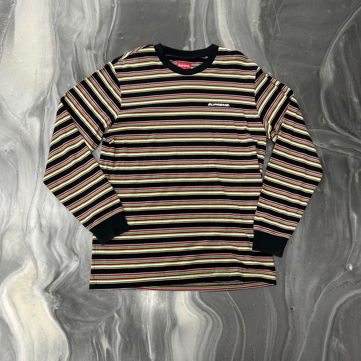 Supreme Multi Stripe L/S Top