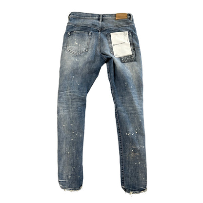 Purple Blue Paisley Jeans