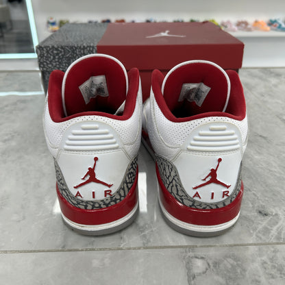 Air Jordan 3 Retro Cardinal Red (USED)