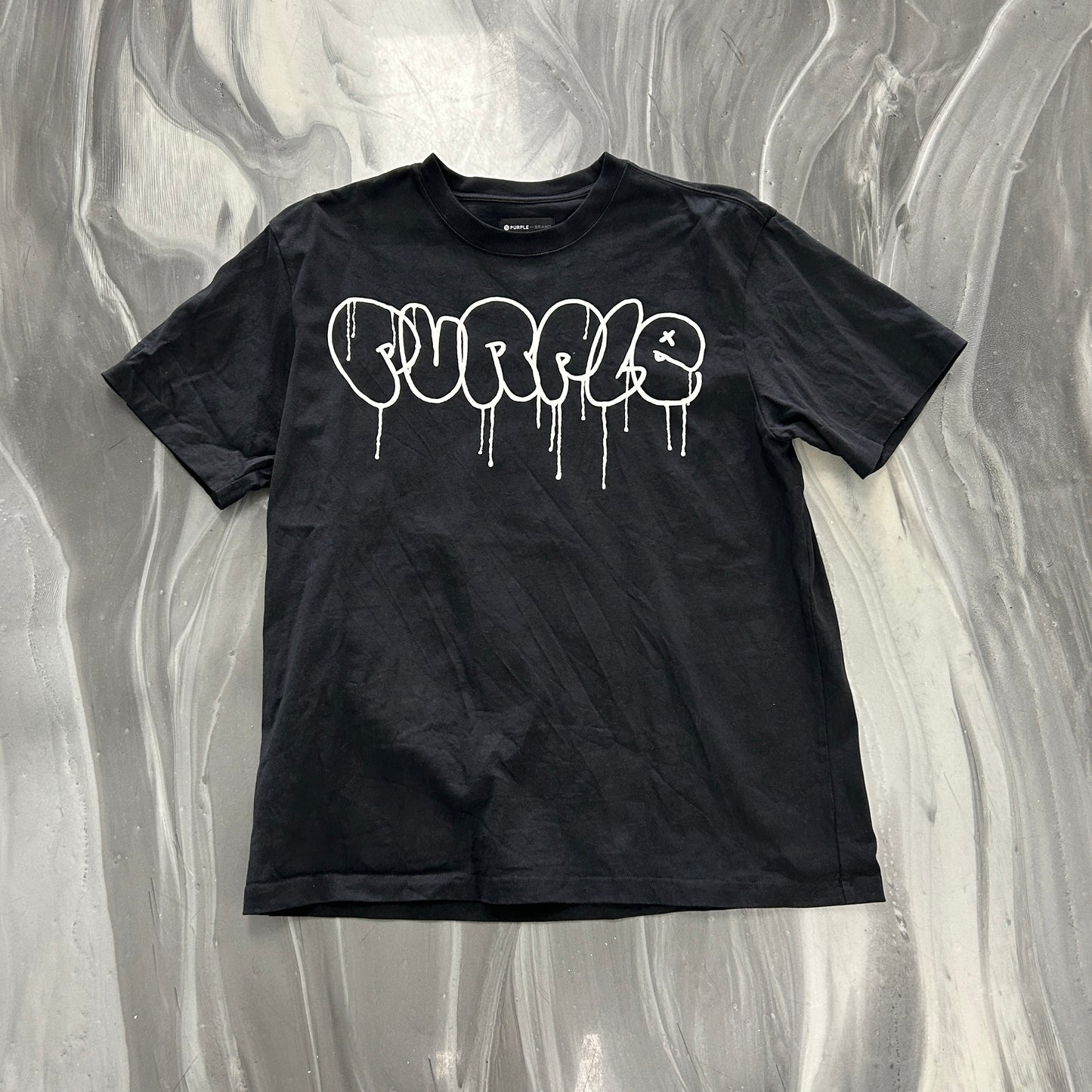 PURPLE BRAND Heavy Jersey T-
Shirt Black Beauty