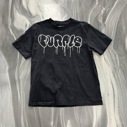 PURPLE BRAND Heavy Jersey T-
Shirt Black Beauty
