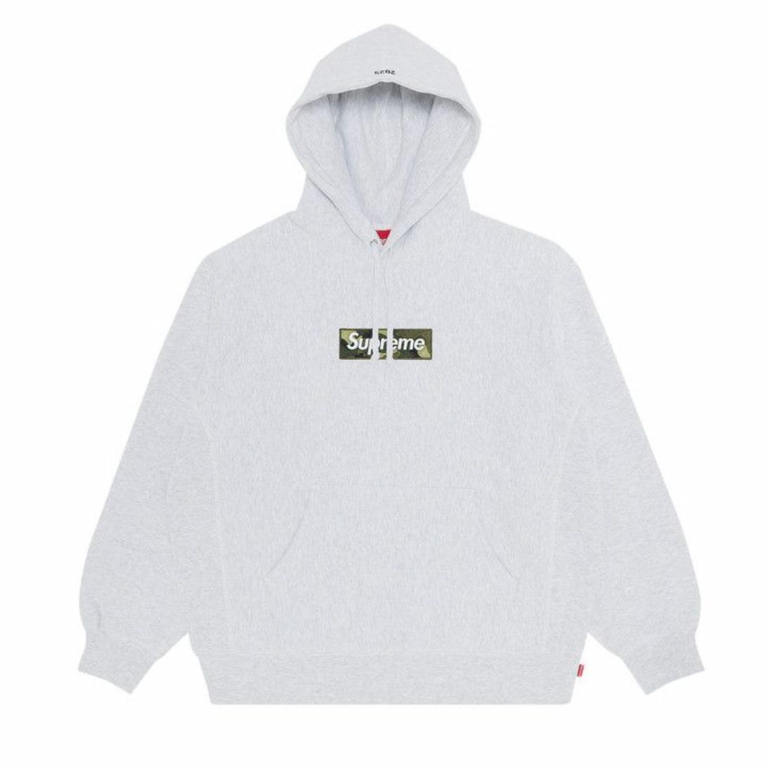 Supreme FW23 Camo Box Logo Hooded Sweatshirt Ash Grey