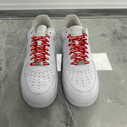 Nike Air Force 1 Low Supreme White (USED NO BOX)