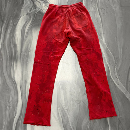Hellstar Sports Tie-Dye Sweatpants Red