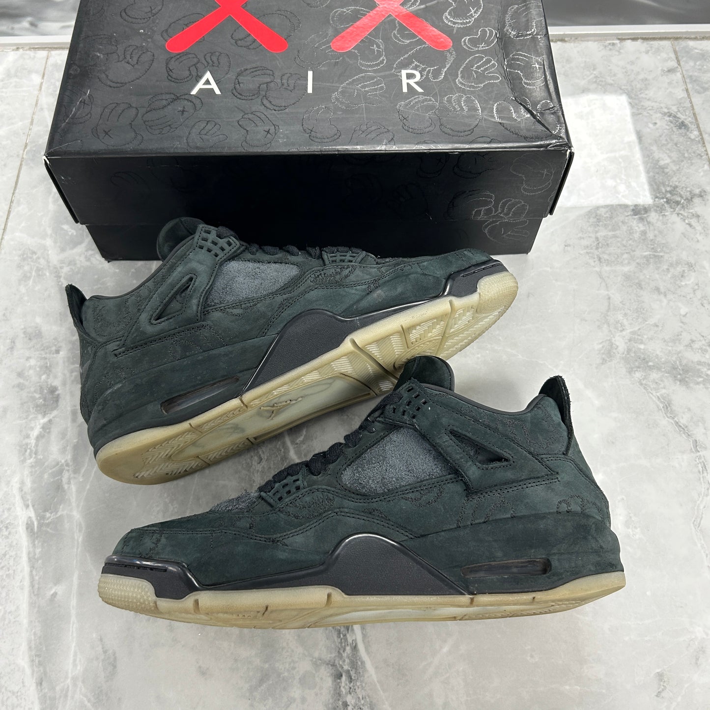 Jordan 4 Retro Kaws Black (USED)