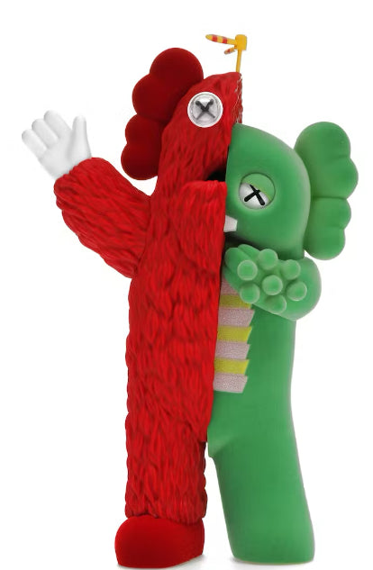 KAWS KACHAMUKKU Vinyl Figure Green/Red