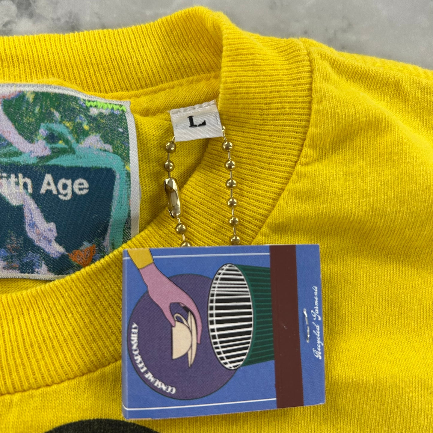Better With Age Bang Tee Yellow