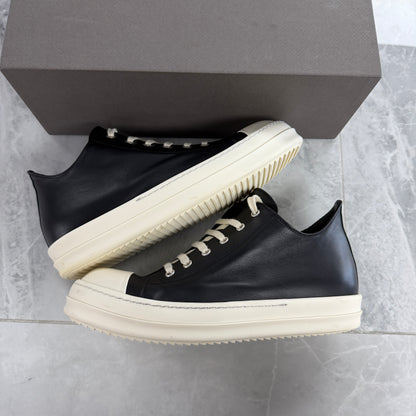Rick Owens Ramones Low Sneaker Black Milk (USED)