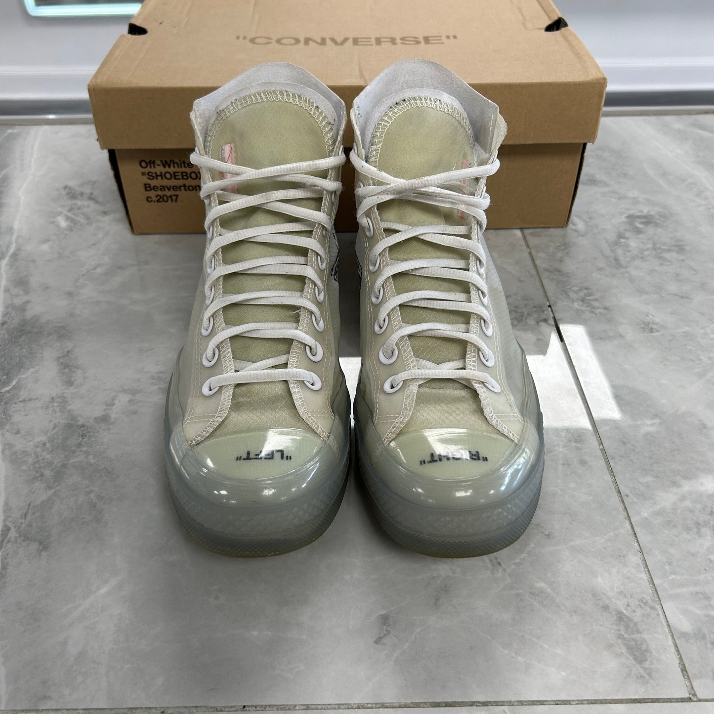 Converse Chuck Taylor All Star Vulcanized Hi Off-White (Used)