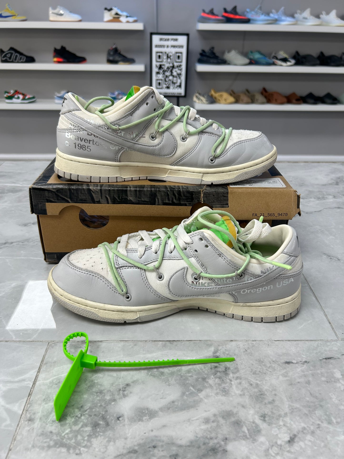 Nike Dunk Low Off-White Lot 7 (USED)