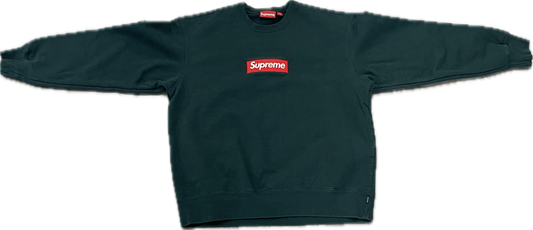 Supreme Box Logo Crewneck FW22 Olive